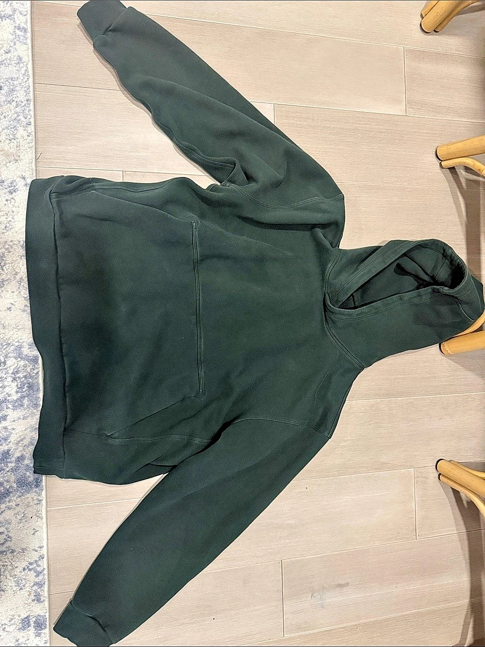 lululemon All Yours Hoodie Dark Green Pullover - Men Size Medium